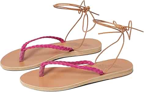 Amazon.com | Ancient Greek Sandals Plage Lace-Up Fuchsia EU